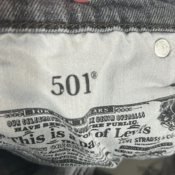 Levi's® Premium 501® ORIGINAL FIT HIGH RISE WOMEN'S SHORTS, RTR - Picture 6 of 7